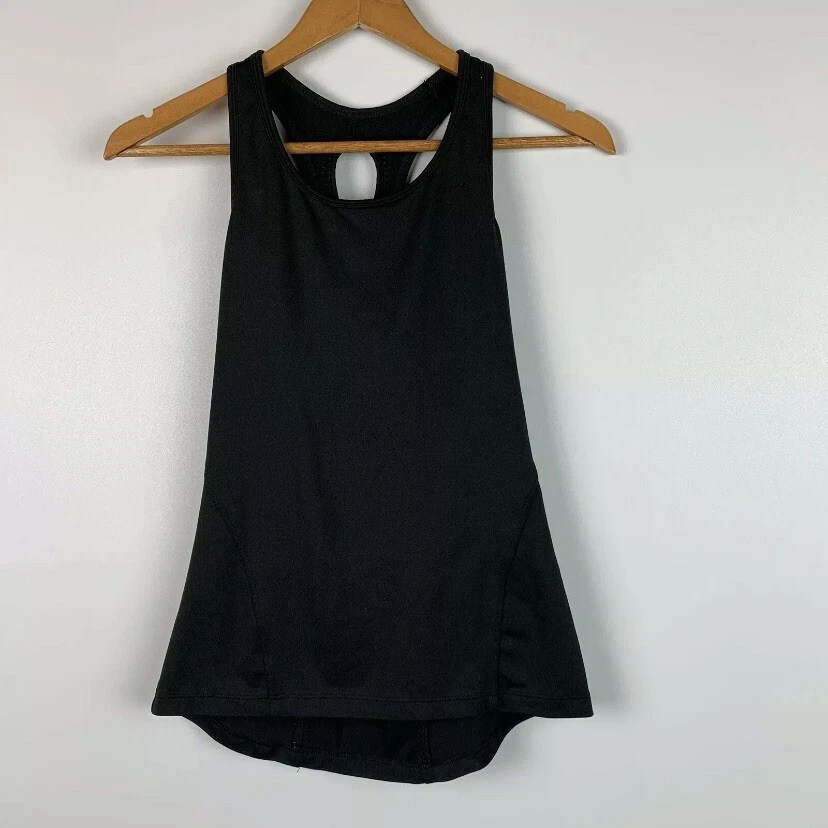 Ryka Womens Size Small Athletic Strappy Fitness Tank Top Solid Black Stretch - Image 2 of 4