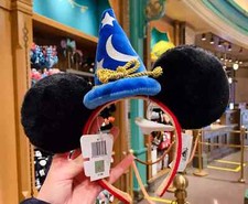 Disney Limited Hechicero Fantasía Mickey Mouse Oreja Sombrero Diadema Shanghai Disney