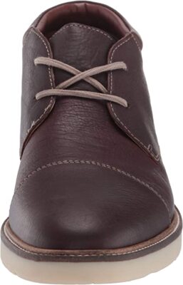 Clarks Grandin Top Chukka Boots Men\'s 13 Brown Leather Cap Toe Lace Up Casual‎ Clarks Leather Boots -Grandin Top Boots Dark Brown Tumbled  main image 2