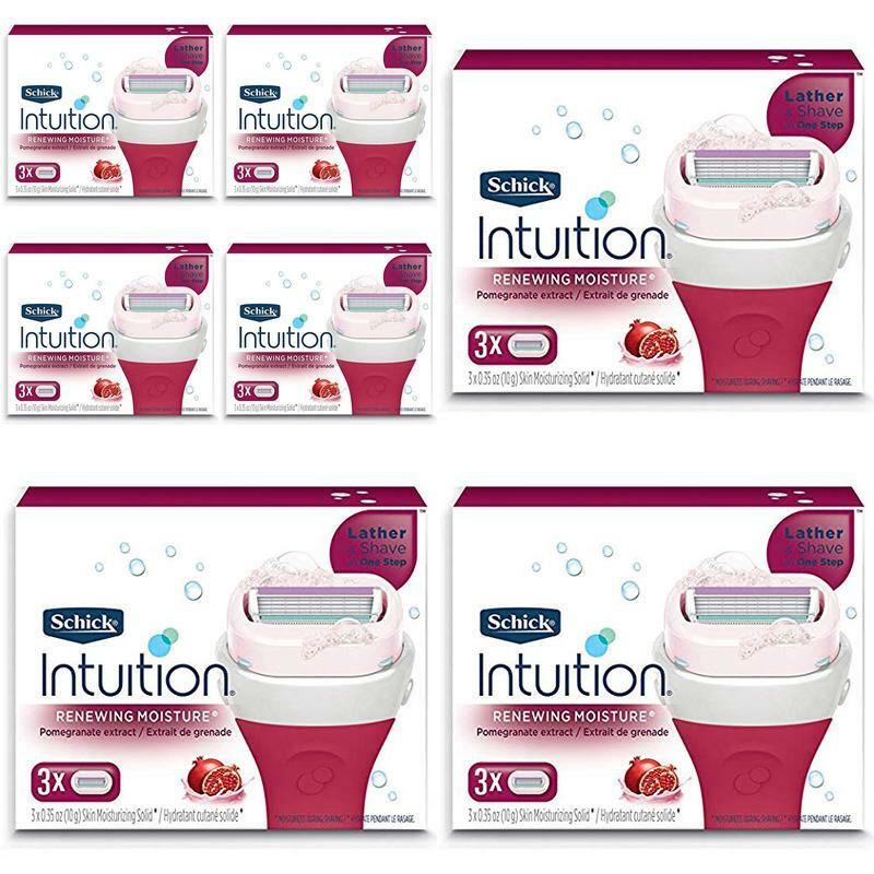 Schick Intuition Shaving Razor Refill Cartridge, 3 Coun Schick Intuition Shaving Razor Refill Cartridge, 3 Coun