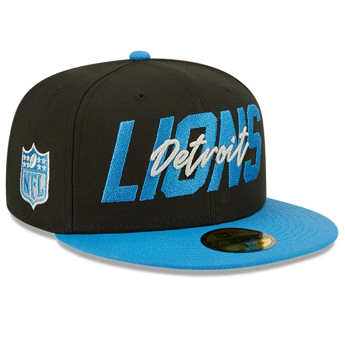 DETROIT LIONS NFL New Era 59FIFTY 2022 DRAFT ON-STAGE Fitted Hat 7  1/2" NWT $44