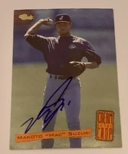 Mac Suzuki SIGNED 1994 Classic Cream Of The Crop #C3 RC Auto Mariners Royals