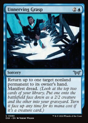 NM-Mint, English MTG Foil Unnerving Grasp - Foil Duskmourn: House of Horror  Magi | eBay