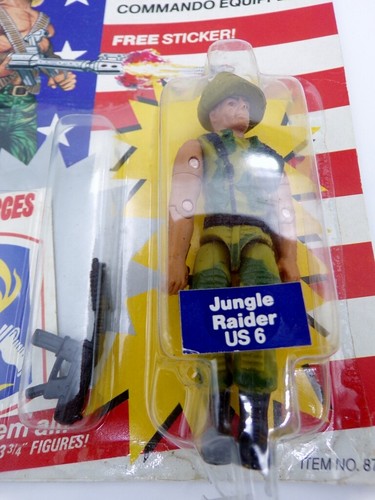 1986 Remco U.S. Forces Defenders Of Peace Jungle Raider US6 NMOC G.I. Joe ARAH - Picture 4 of 7