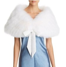 Maximilian Bloomingdale's White Fox Fur Shawl Wrap