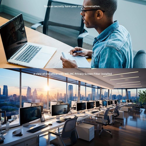 24 in Computer Screen Privacy Filter *16:10** Widescreen Monitor Anti-Glare Film - 第 5/9 張圖片
