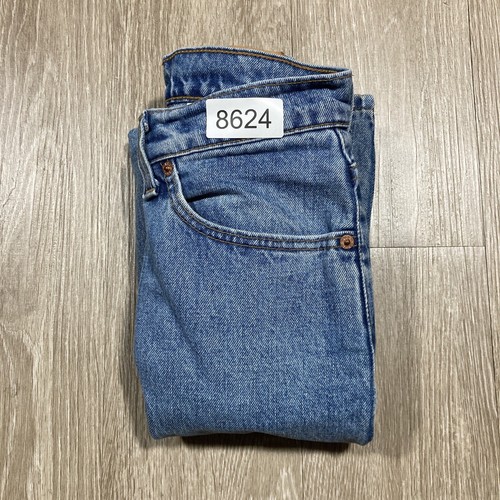 Levi's Jeans Youth 7 512 Slim Fit Western Blue Denim Ranch Rodeo Work-wear Pants - Picture 12 of 12