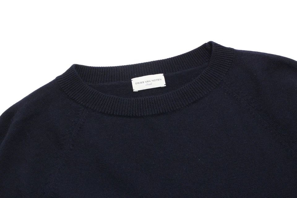 Suéter Masculino Dries Van Noten Pequeno Malha de Lã Merino com Gola Redonda - Imagem 4 de 4