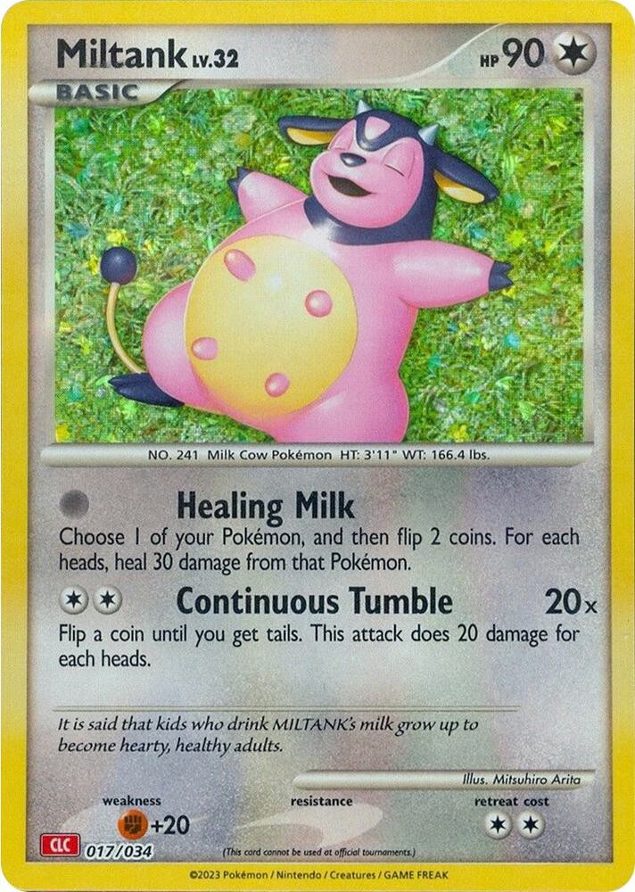 Pokemon Miltank Holo Trading Card Game Classic Classic Collection 017/034 NM
