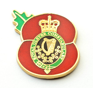 RUC Royal Ulster Constabulary G.C. REMEMBERANCE Krawatten /Anstecknadel Anstecker 35 mm hoch