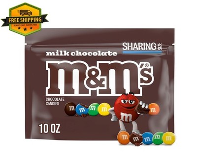 M&M s Milk Chocolate Candy, Sharing Size   10 oz Bag