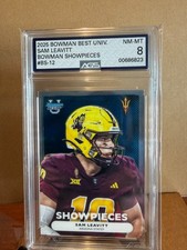 2025 BOWMAN BEST UNIVERSITY BS-12 BOWMAN SHOWPIECES SAM LEAVITT - AGS 8