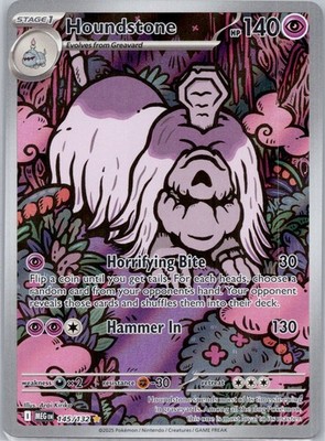 Houndstone Illustration Rare ME01: Mega Evolution 145/132