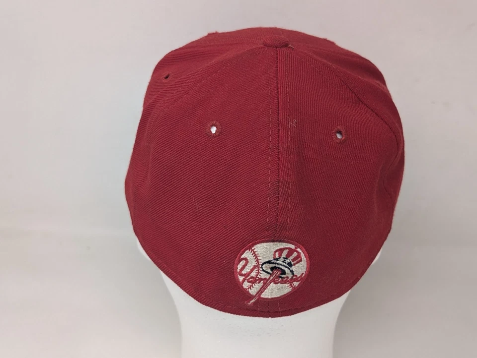 Vintage New York Yankees Kanji Hat Cap 7 1/4 New Era USA Wool Cap Japanese Logo - Image 3 of 4