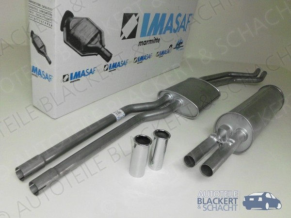 Imasaf Auspuffset Msd+Esd für Mercedes S-Klasse W116 280 S+Se+Sel 1972-1978-image