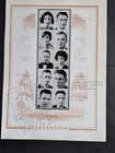 Almon Pace Signed Photo Page - 1920s Texas Tech Basketball