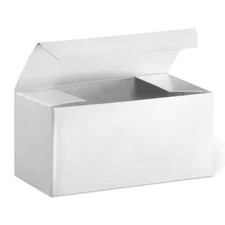 4"L x 2"W x 2"H White Gloss Gift Boxes - 20 Pack (PGB010107)