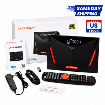 GTMedia 4K DVB-S/S2/S2X ATSC-C Receiver TV BOX USB SCART HDMI WIFI Media Player
