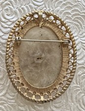 Broche Y Colgante 2 En 1 Camafeo Madre E Hija - Plata De Ley .925, Estilo Victoriano