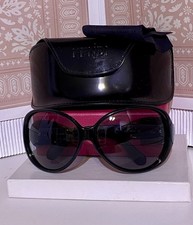 Authentic Fendi FS382 005 64 14 120 Women's Oversized Sunglasses