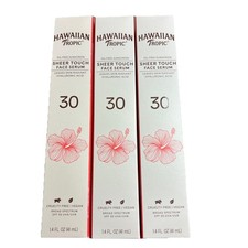 3-PACK Hawaiian Tropic Sheer Touch Face Serum - 1.4 fl oz - SPF 30 EXP 04/2026