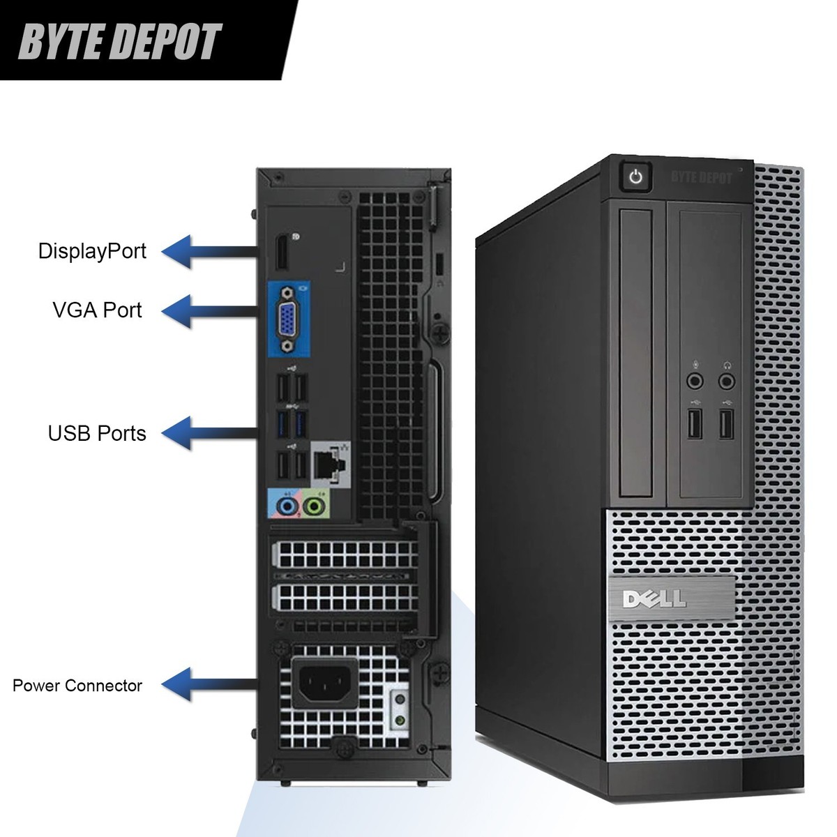 DELL Desktop Computer PC i5, Up to 64GB RAM 17TB SSD, Windows 11