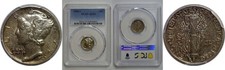 1942/1 Mercury Dime   PCGS AU-53