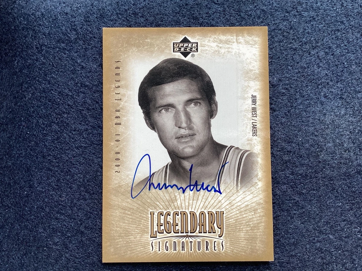 Upper Deck Jerry West Basketball Autographed Sports Trading Cards