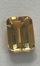 Gorgeous Clean Natural Golden Citrine 1.75 Carat Emerald Cut 9x7 mm
