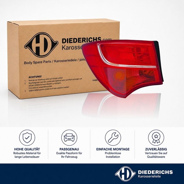 Heckleuchte Rechts Diederichs 6872090 FÜR Hyundai RÜCkleuchte Hecklicht-image
