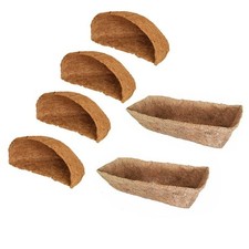 Cesta de flores transpirable degradable jardinería para cuidado de plantas con palma de coco
