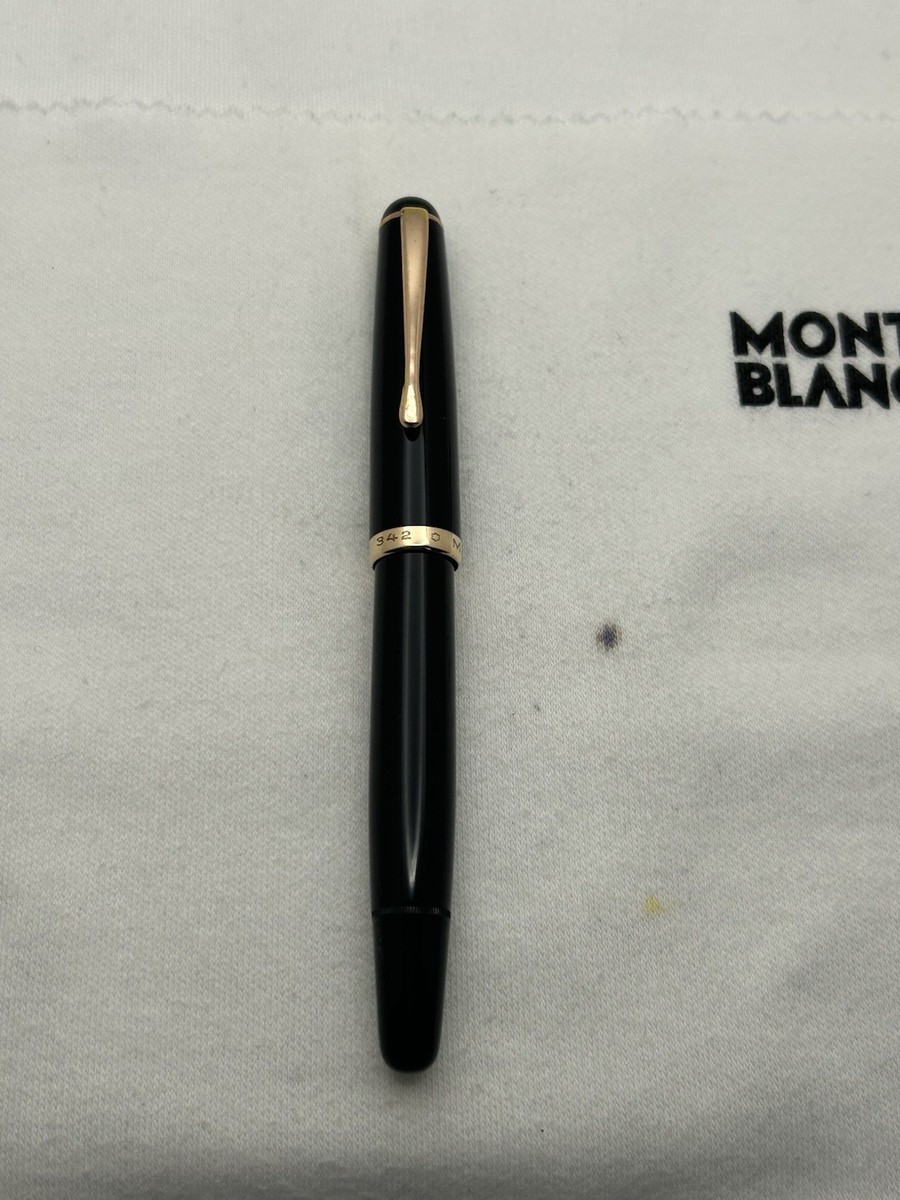 Montblanc 342 Fountain Pen, Broad Nib-Exc. condition | eBay