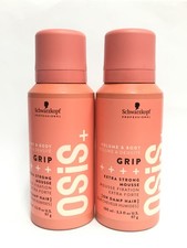 2 PACK Schwarzkopf Osis Grip Extra Strong Mousse, 3.3 oz