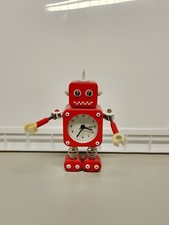Almost Vintage Robot Alarm Clock Tested Working Awesome
