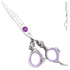 Washi Beauty Purple Creation Shear Scissor 5.5/6.0 Professional Hair Tools 440C