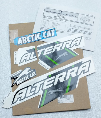 ARCTIC CAT Textron Off Road Alterra 150 White Decal Kit OEM - 7411-384