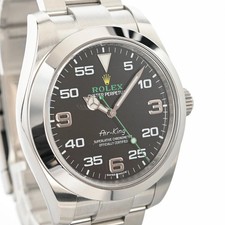 ROLEX Air King 116900 Black Case Size 40mm Men's Used Watch #311310 4