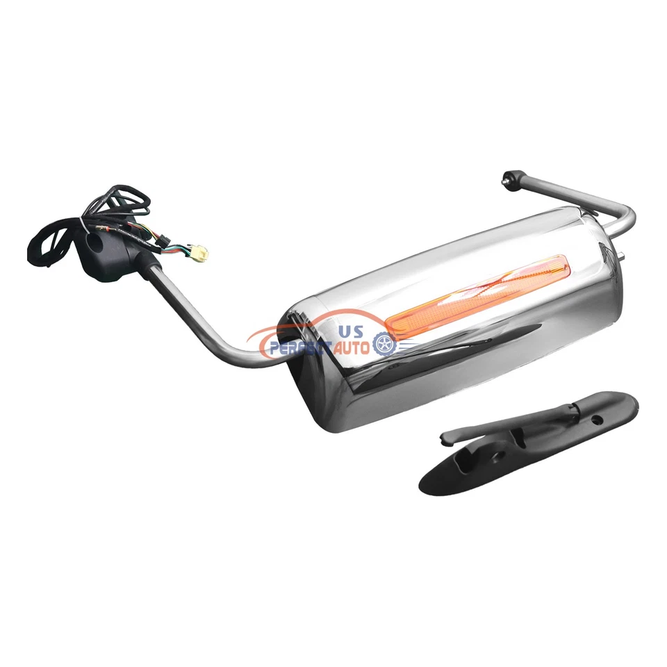 Хромированное зеркало двери с подогревом для 2013-2017 International Harvester Prostar LH - Изображение 2 из 4