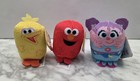 NEW Set of 3 Mini 3" Plush Sesame Street Podpals: Elmo, Big Bird, Abby Cadabby