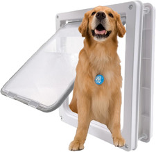 Large Dog Door, Magnetic Door for Pets up to 100 Lb, 16.9"  13.9" Doggie Door,