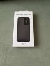 Image of Genuine Official Samsung Galaxy S24 Smart View Wallet Case / Cover - Black