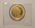 2020 COOK ISLANDS $5 BUFFALO INDIAN HEAD 200 MG .9999 GOLD ULTRA THIN COIN