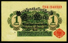 GERMANY. 1 Mark 1914. 51b. UNC-