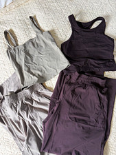 Lululemon x2 Sets - wide leg swift & matching tank