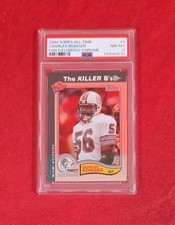 2004 Topps #8 All-Time Fan Favorites Charles Bowser /499 Dolphins PSA 8 POP 1