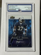 2003 Topps Finest Mike Doss Auto Signed Rookie Card PSA DNA Colts RC. rookie card picture