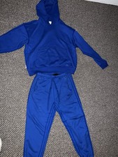 Adidas Blu Tracksuit Size S