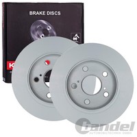2X Kamoka Bremsscheiben 270Mm Voll Hinten Passend FÜR Toyota Auris Corolla |