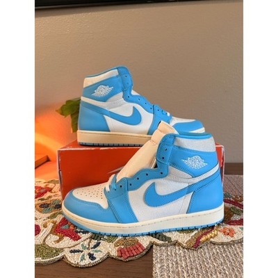 シューズ(男性用) NIKE AIR JORDAN 1 RETRO HIGH OG UNC Nike Air Jordan Retro 1 HIGH OG UNC TOE UNIVERSITY BLUE DZ5485-400