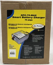 GO POWER! GPC-75-MAX 75 AMP 4-STAGE SMART CONVERTER/BATTERY CHARGER 